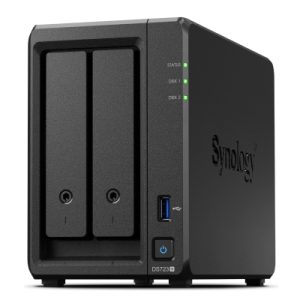 Synology DiskStation DS723+ servidor NAS o de almacenamiento Tower Ryzen Embedded R1600 2 GB DDR4 DiskStation Manager Negro