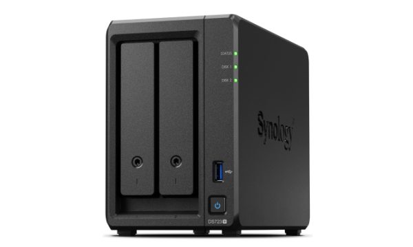 Synology DiskStation DS723+ servidor NAS o de almacenamiento Tower Ryzen Embedded R1600 2 GB DDR4 DiskStation Manager Negro