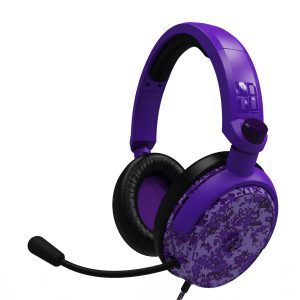 4Gamers C6-100 Audífonos Alámbrico Diadema Juego Negro, Púrpura