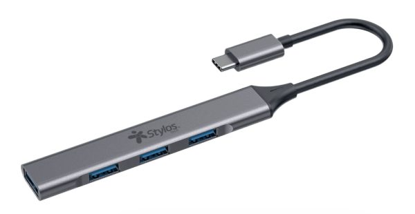 Stylos HB002 USB Tipo C 480 Mbit/s Plata - Imagen 2