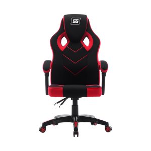 Vorago CGC301 Silla para videojuegos universal Asiento acolchado Negro, Rojo