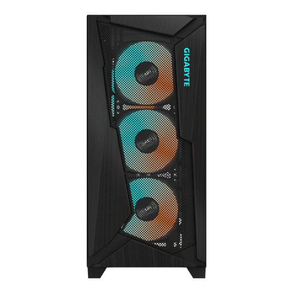 GIGABYTE C301 GLASS Midi Tower Negro - Imagen 2