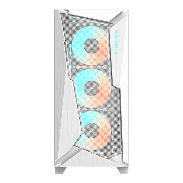 GIGABYTE C301 GLASS WHITE gabinete de computadora Midi Tower Blanco - Imagen 3