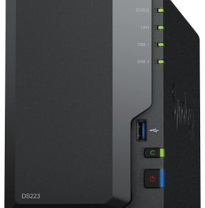 Synology DiskStation DS223 servidor NAS o de almacenamiento Escritorio Realtek RTD1619B 2 GB DDR4 0 TB