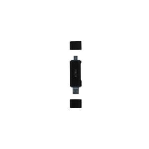 Acteck GATE EDIT DH450 lector de tarjeta USB 3.2 Gen 1 (3.1 Gen 1) Type-A/Type-C Plata