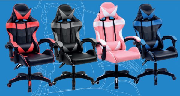 XZEAL SGSI02B silla para videojuegos Silla universal para juegos asiento acolchado Negro, Gris