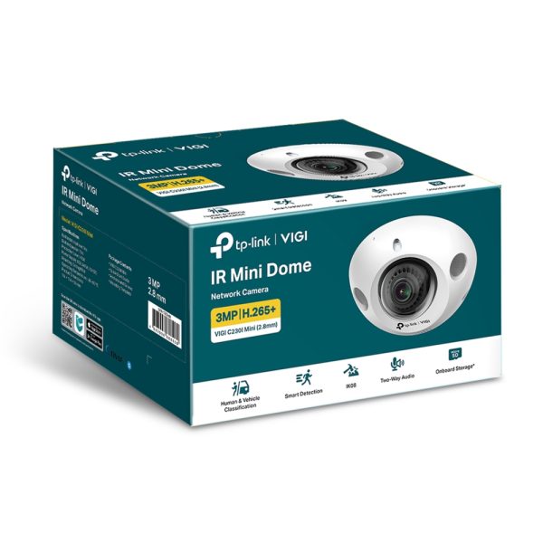TP-Link VIGI C230I MINI(2.8MM) cámara de vigilancia Domo Cámara de seguridad IP Interior y exterior 2304 x 1296 Pixeles Techo - Imagen 2