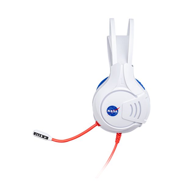 TechZone NS-HSG03 audífono y auriculare Auriculares Alámbrico Diadema Juego Azul, Blanco - Imagen 4