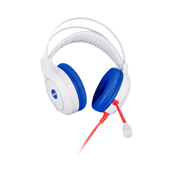 TechZone NS-HSG03 audífono y auriculare Auriculares Alámbrico Diadema Juego Azul, Blanco - Imagen 3