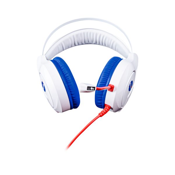 TechZone NS-HSG03 audífono y auriculare Auriculares Alámbrico Diadema Juego Azul, Blanco - Imagen 2