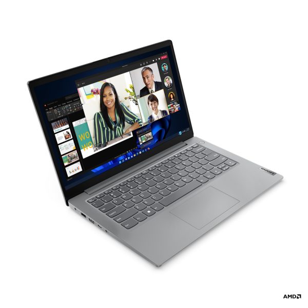 Lenovo V14 AMD Ryzen™ 3 7320U Computadora portátil 35.6 cm (14") Full HD 8 GB LPDDR5-SDRAM 256 GB SSD Wi-Fi 6 (802.11ax) Windows 11 Home Español Gris - Imagen 2