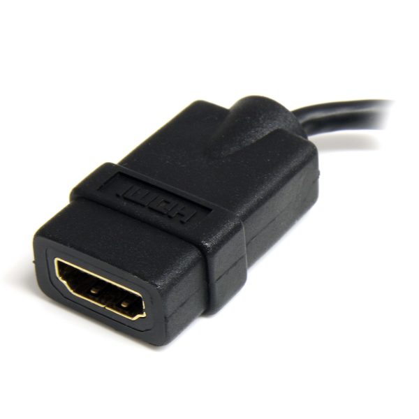 StarTech.com Cable Adaptador de 12cm HDMI de alta velocidad a Micro HDMI - H a M - Imagen 2