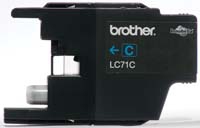 Brother Innobella LC71C cartucho de tinta 1 pieza(s) Original Rendimiento estándar Cian