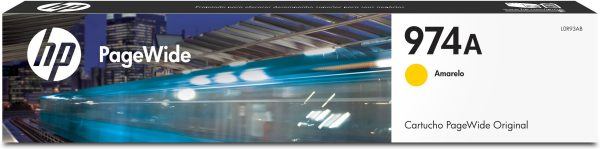 HP Cartucho original PageWide 974A amarillo