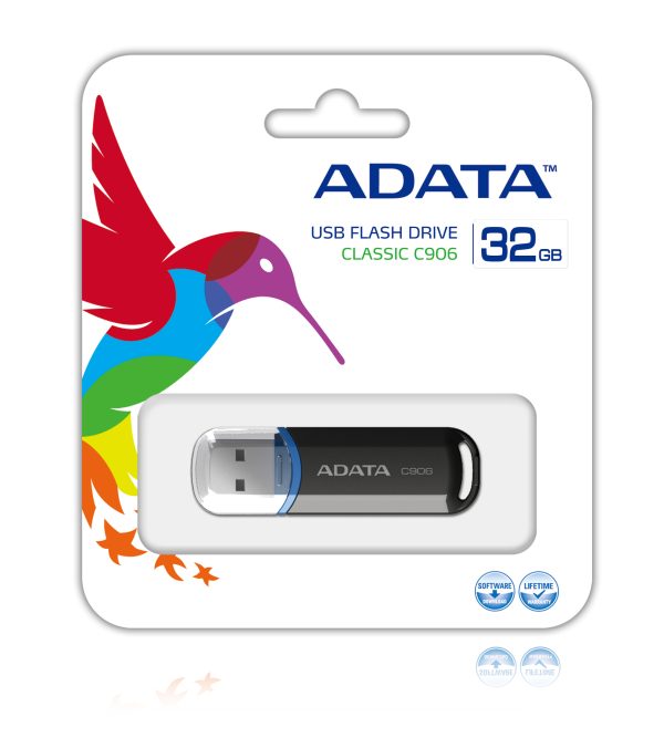 ADATA 32GB C906 unidad flash USB USB tipo A 2.0 Negro - Imagen 2