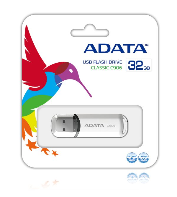ADATA 32GB C906 unidad flash USB USB tipo A 2.0 Blanco - Imagen 2