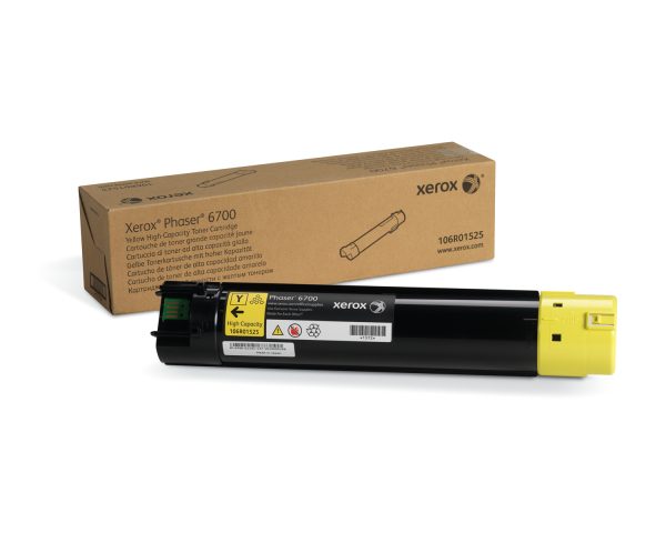 Xerox 106R01525 cartucho de tóner 1 pieza(s) Original Amarillo - Imagen 2