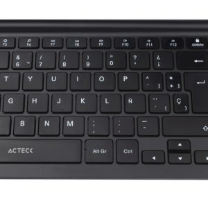 Acteck AC-934954 teclado Ratón incluido Universal Bluetooth QWERTY Español Negro