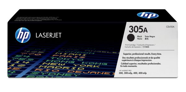 HP Cartucho original de tóner negro 305A LaserJet