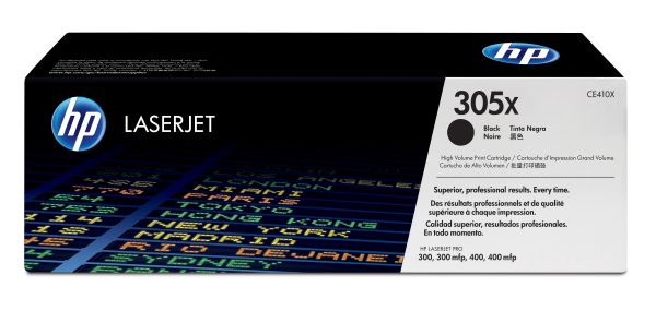 HP Cartucho de tóner original LaserJet 305X de alta capacidad negro