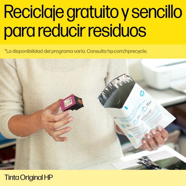 HP Cartucho de tinta Latex 871A de 3 litros, amarillo - Imagen 4