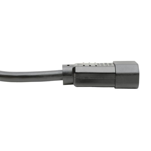 Tripp Lite P005-010 Cable de Alimentación para Servicio Pesado para PDU, C13 a C14 - 15A, 250V, 14 AWG, 3.05 m [10 pies], Negro - Imagen 3