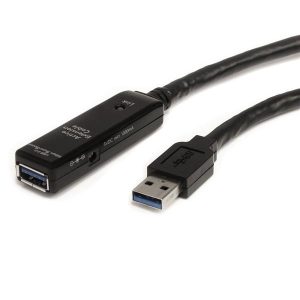 StarTech.com Cable Extensor USB 3.0 SuperSpeed Activo de 10m - USB A Macho a Hembra - Negro