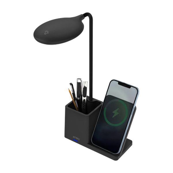 Acteck Energon Lumimate CI722 Smartphone Negro USB Cargador inalámbrico Interior - Imagen 2