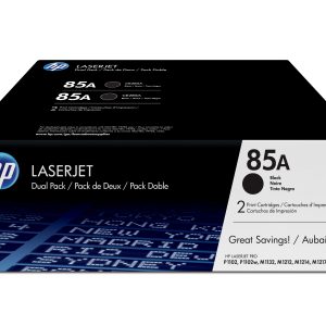 HP Pack de ahorro de 2 cartuchos de tóner original LaserJet 85A negro
