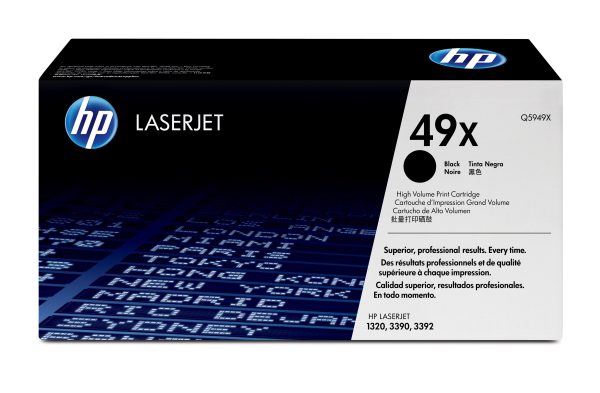 HP Cartucho de tóner original LaserJet 49X de alta capacidad negro