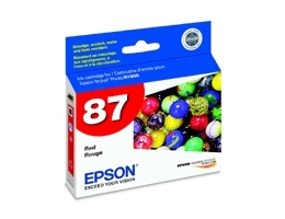Epson T087720 Red Ink Cartridge cartucho de tinta Original