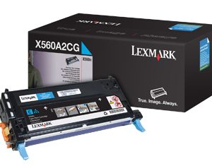 Lexmark X560A2CG cartucho de tóner 1 pieza(s) Original Cian