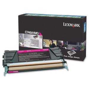Lexmark C746A1MG cartucho de tóner 1 pieza(s) Original Magenta