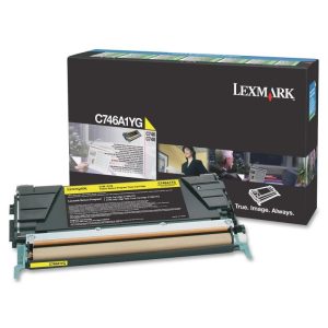 Lexmark C746A1YG cartucho de tóner 1 pieza(s) Original Amarillo