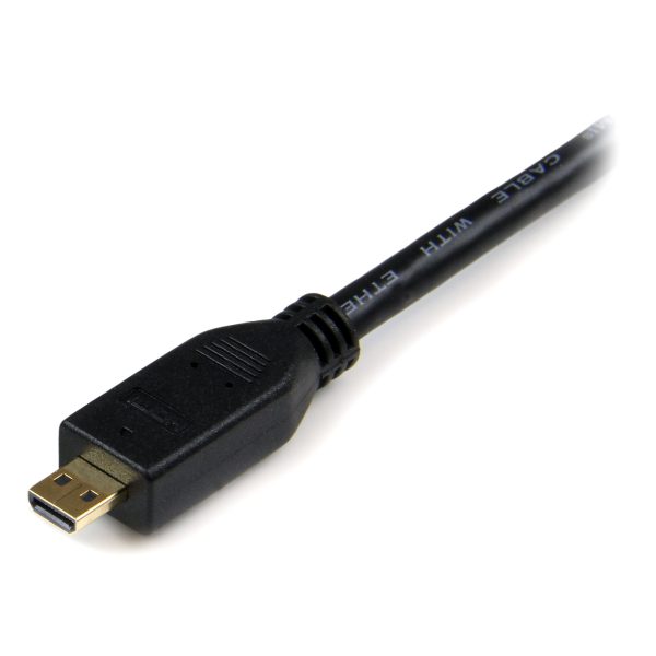 StarTech.com Cable Adaptador de 1.8m HDMI a Micro HDMI de alta velocidad con Ethernet - Macho a Macho - Imagen 4