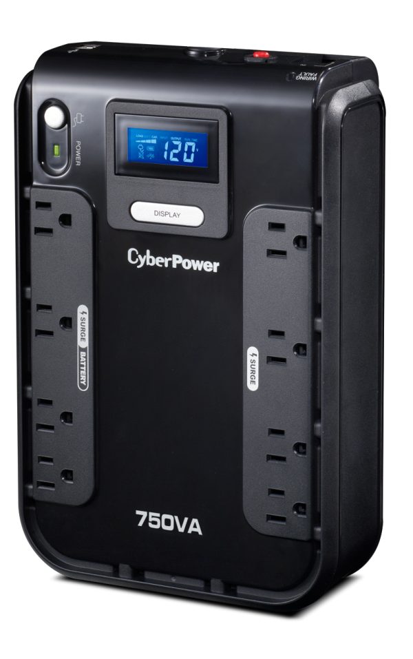 CyberPower CP750LCD sistema de alimentación ininterrumpida (UPS) En espera (Fuera de línea) 0.75 kVA 420 W 8 salidas AC - Imagen 2