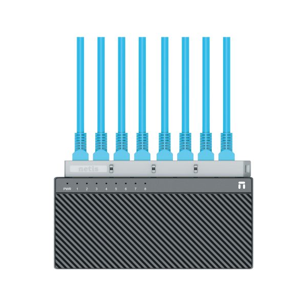 Netis System ST3108C dispositivo de redes No administrado Fast Ethernet (10/100) Negro - Imagen 4