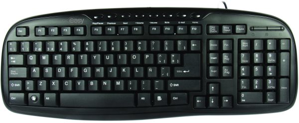 Perfect Choice EL-993384 teclado Hogar USB QWERTY Negro - Imagen 2