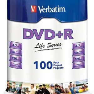 Verbatim DVD+R Life 4.7 GB 100 pieza(s)
