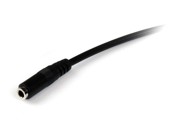 StarTech.com Cable de 2m Extensor de Audífonos y Diadema Headset Mini-Jack con Plug de 3.5mm y 4 pines Macho a Hembra - Imagen 3