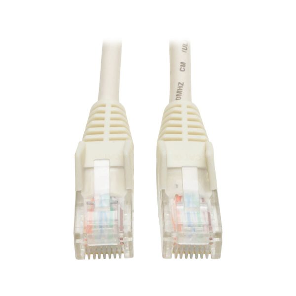 Tripp Lite N001-003-WH Cable Ethernet (UTP) Patch Moldeado Snagless Cat5e 350 MHz (RJ45 M/M) - Blanco, 0.91 m [3 pies] - Imagen 3