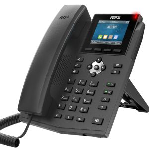 Fanvil X3SG teléfono IP Negro 4 líneas LCD