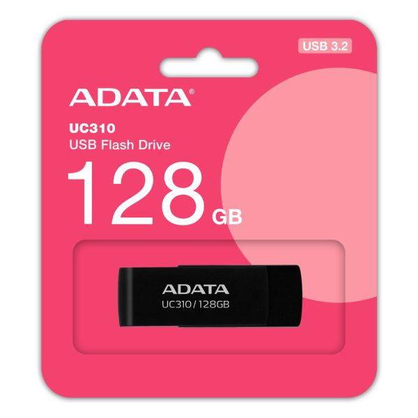 ADATA UC310 unidad flash USB 128 GB USB tipo A 3.2 Gen 1 (3.1 Gen 1) Negro - Imagen 2