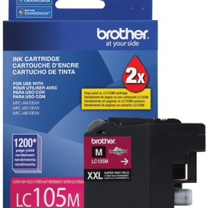 Brother LC105M cartucho de tinta 1 pieza(s) Original Alto rendimiento (XL) Magenta