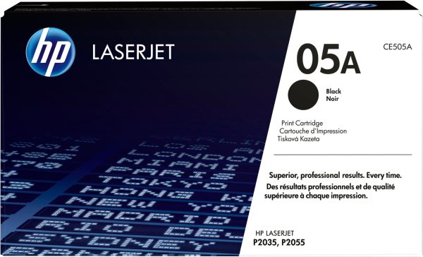 HP Cartucho original de tóner negro 05A LaserJet