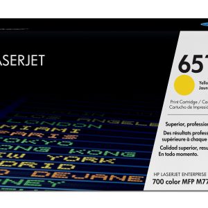 HP Cartucho de tóner original LaserJet 651A amarillo
