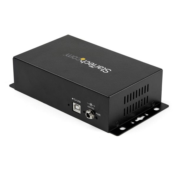 StarTech.com Adaptador Hub Concentrador USB 8 Puertos Serial RS232 Industrial Montaje en Pared Riel DIN - Imagen 2