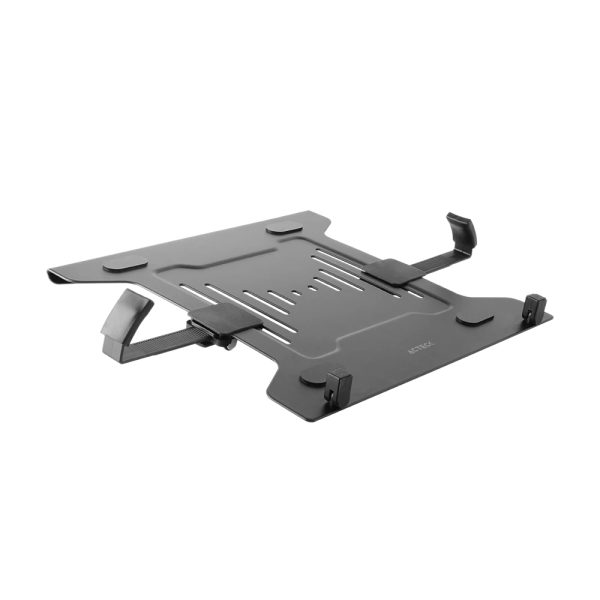 Acteck Vesa Enforce Tray BL404 Soporte para computadora portátil Negro 39.6 cm (15.6") - Imagen 3