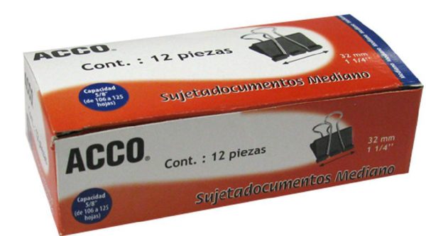 Acco P2464 sujetapapeles Metal