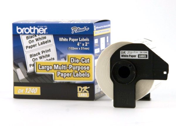 Brother DK-1240 etiqueta de impresora Blanco - Imagen 2
